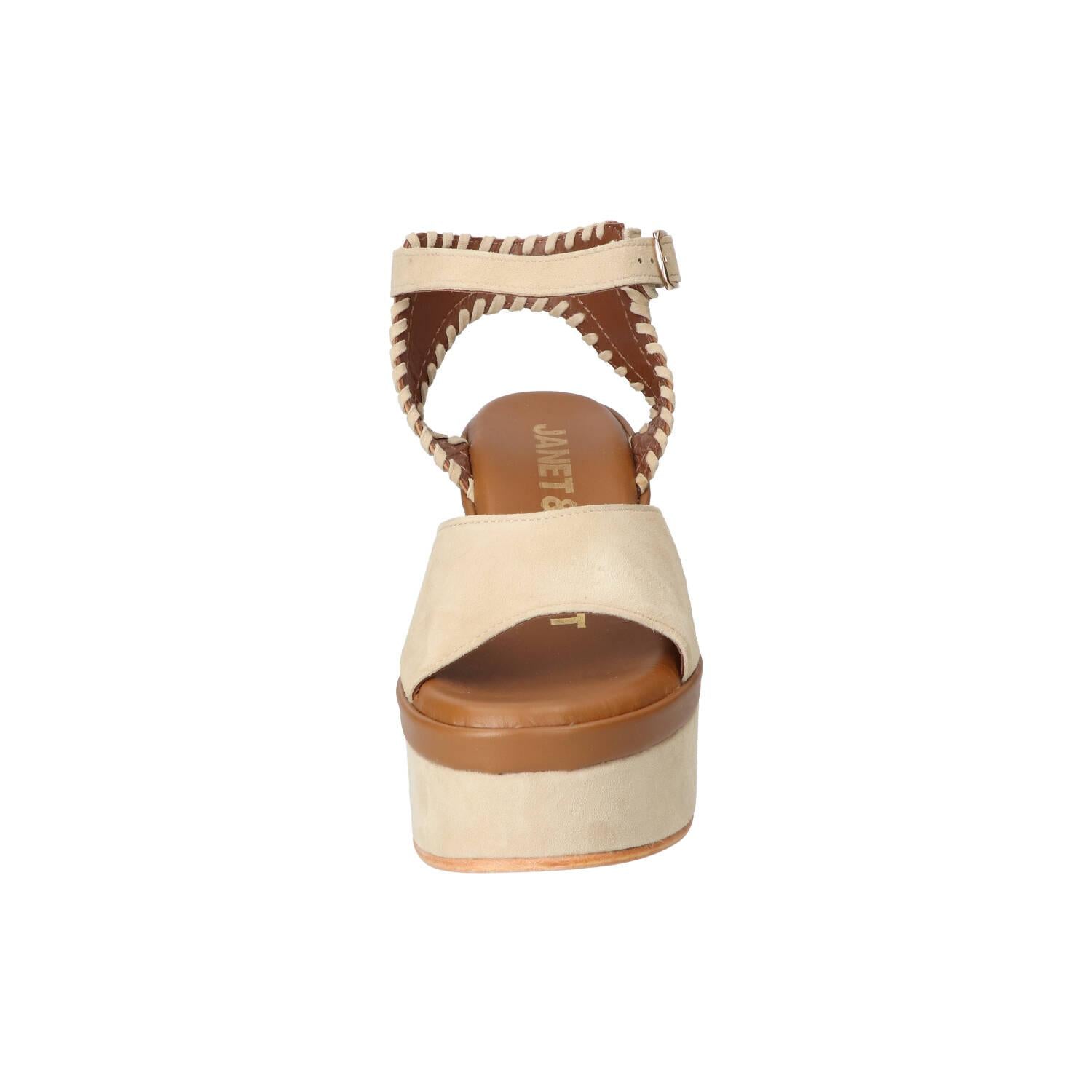 Sandales, beige clair