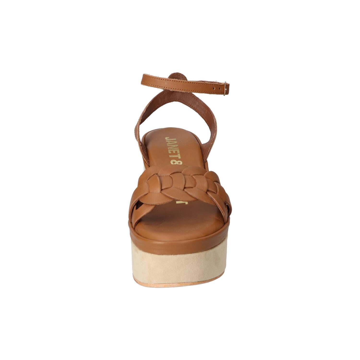 Sandalen, Cognac