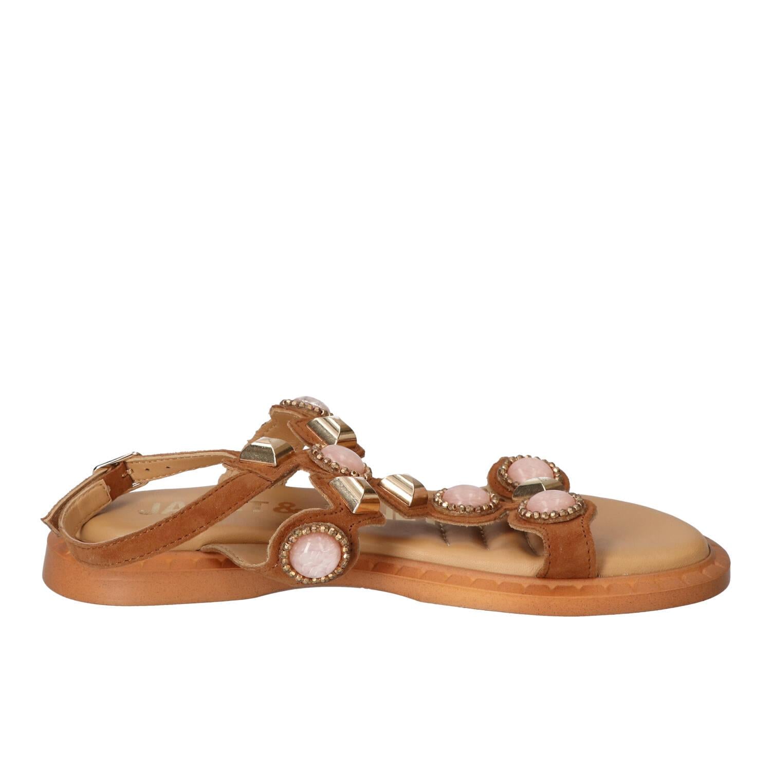 Sandalen, Cognac
