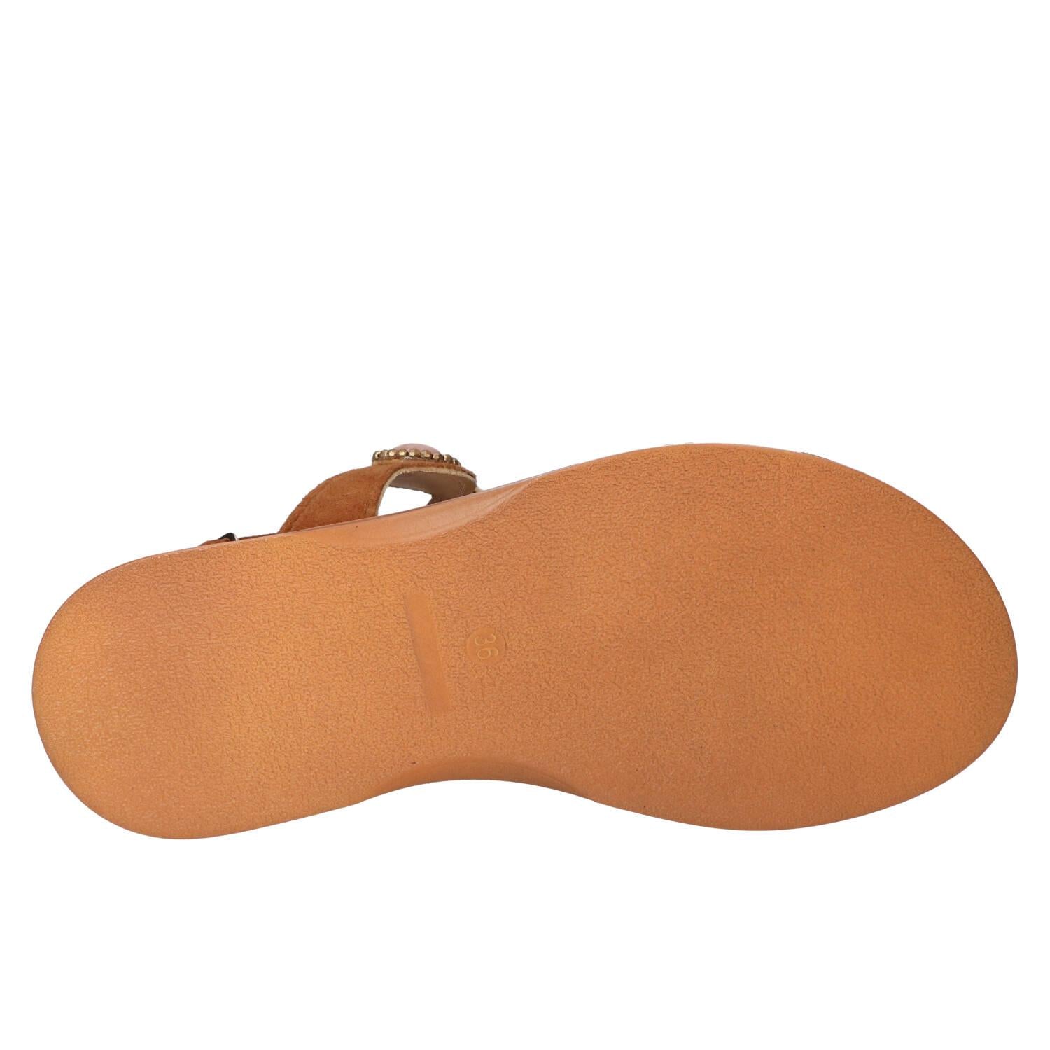 Sandalen, Cognac