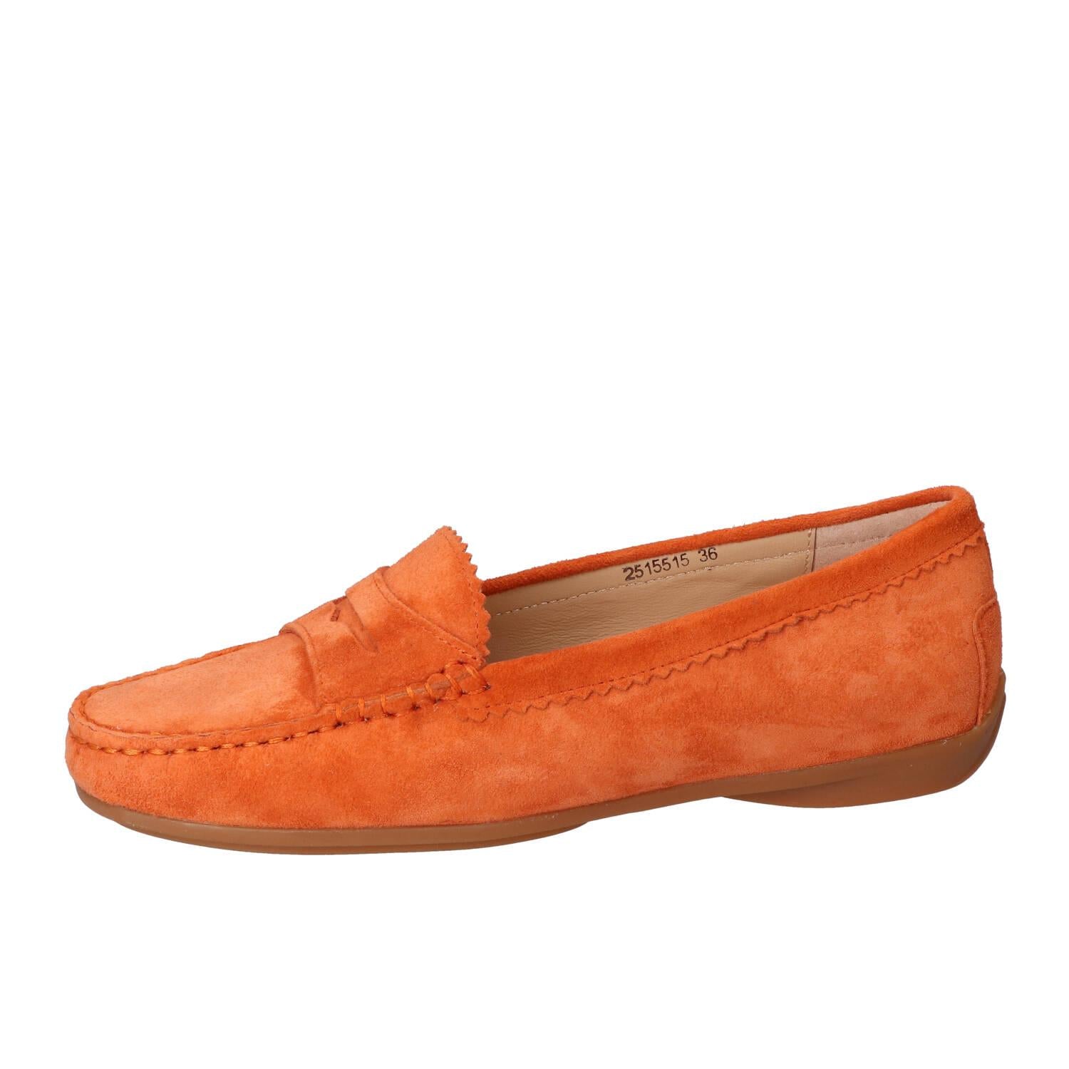 Chaussures à enfiler, Orange