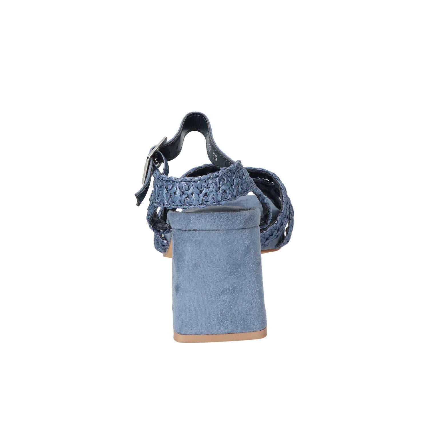 Sandalen, Blauw