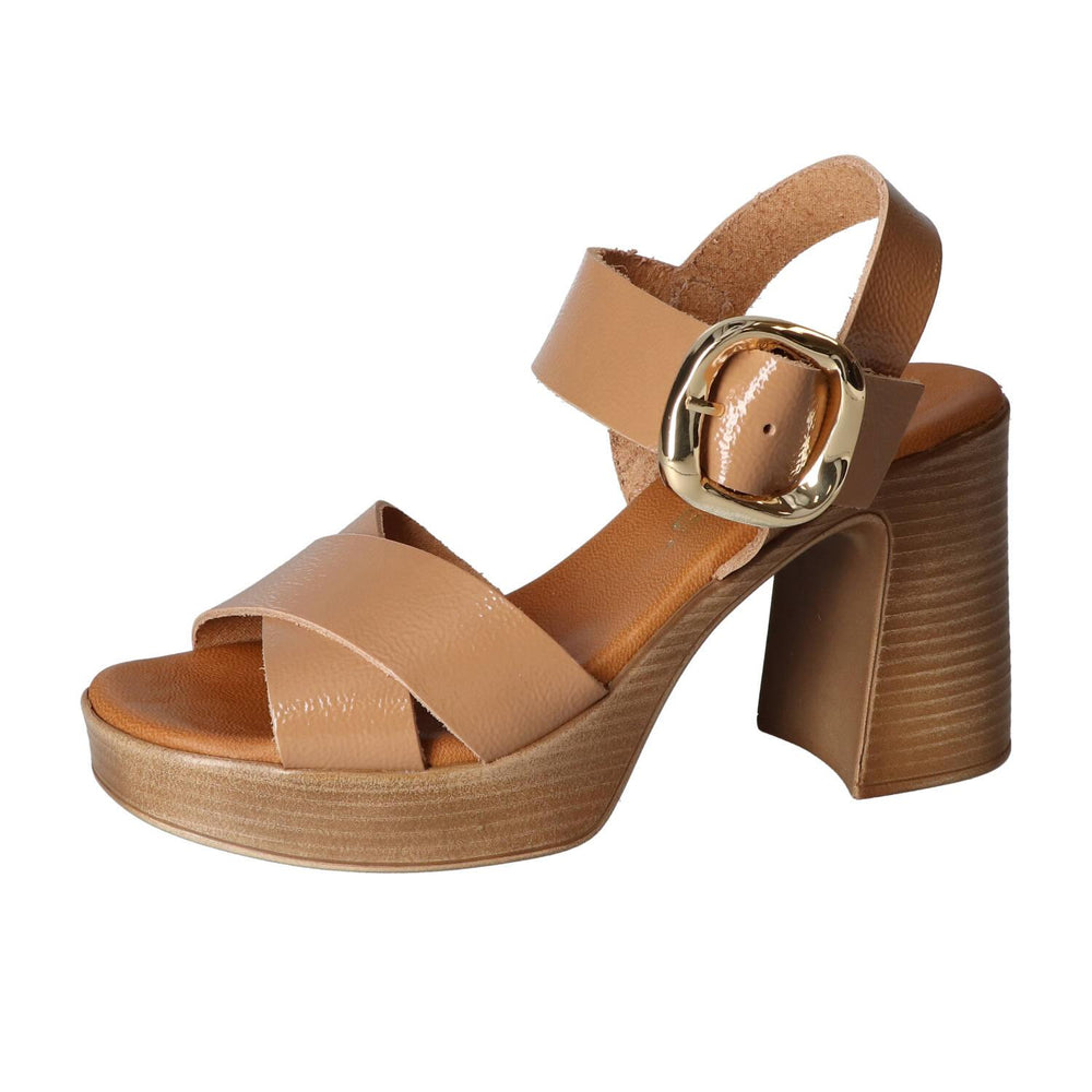 Sandalen, Cognac