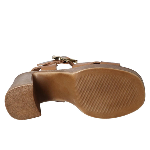 Sandalen, Cognac