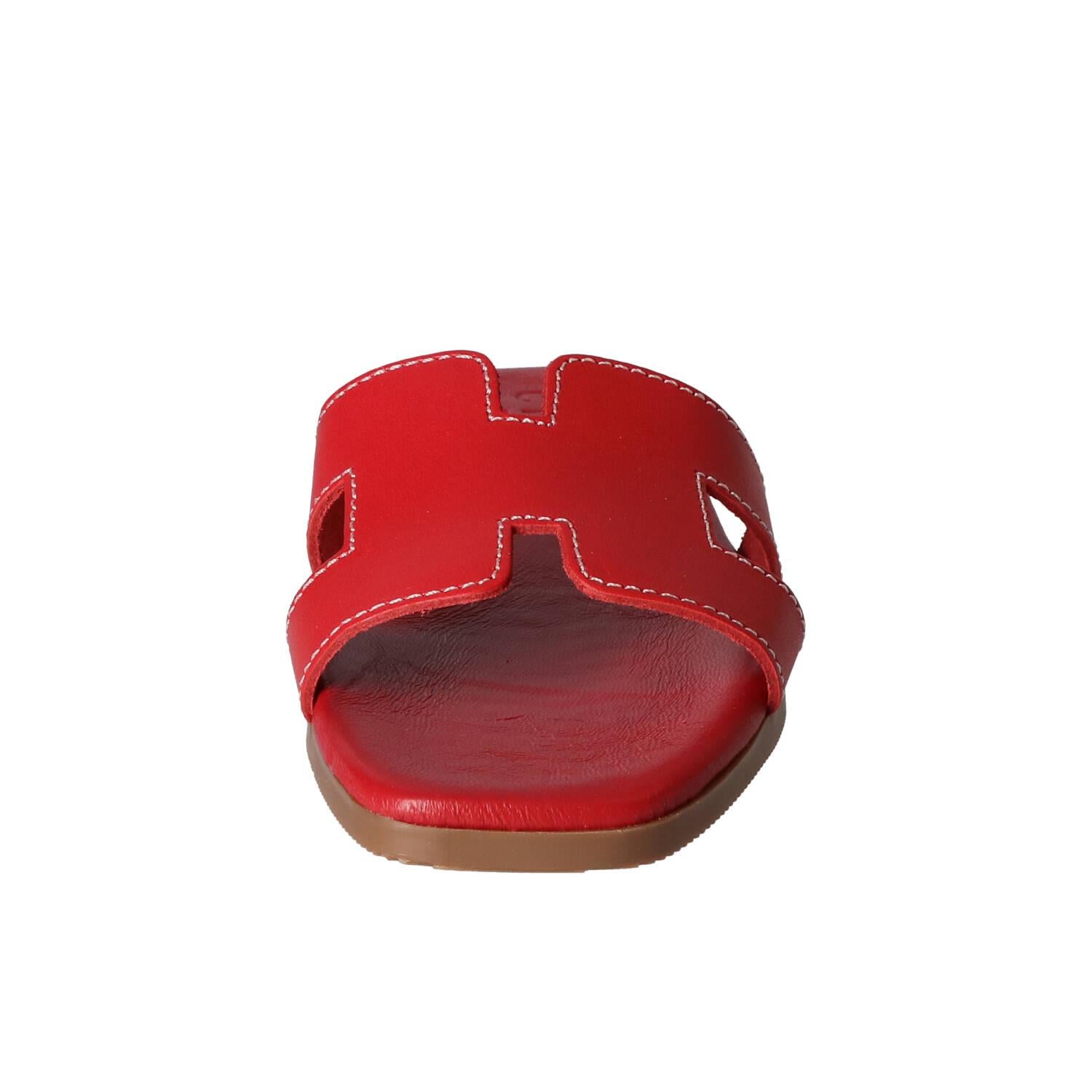 Sandales, rouge