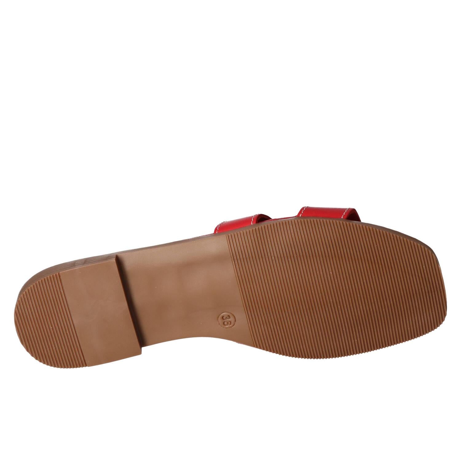 Sandales, rouge