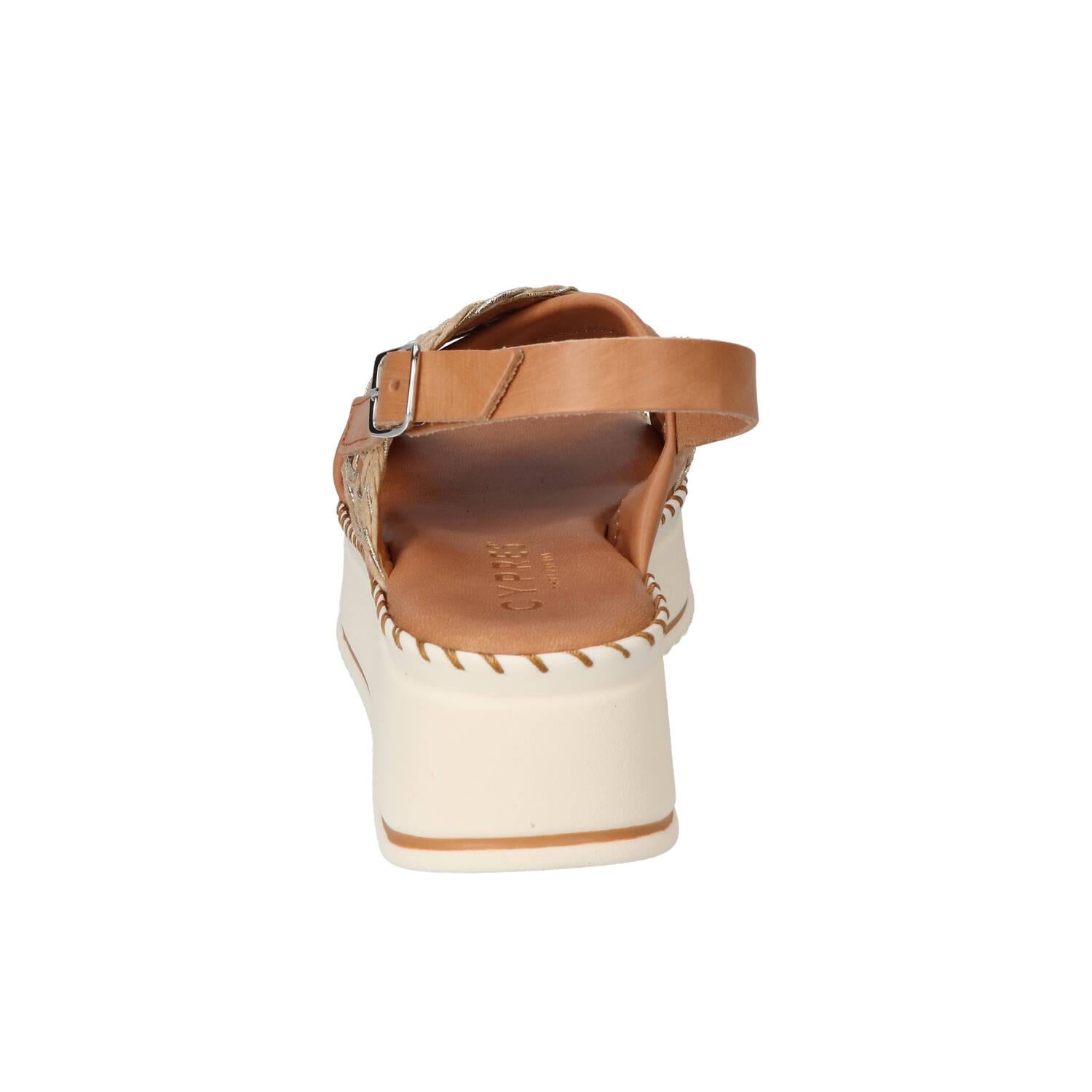 Sandalen, Cognac