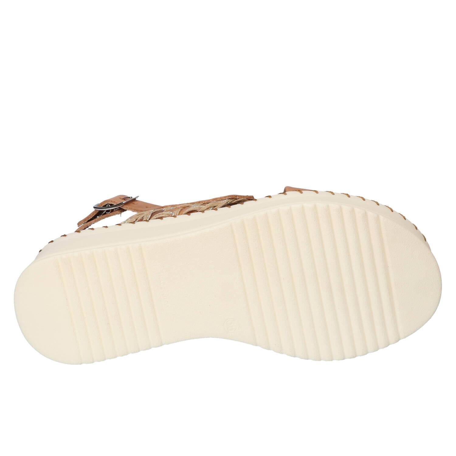 Sandalen, Cognac