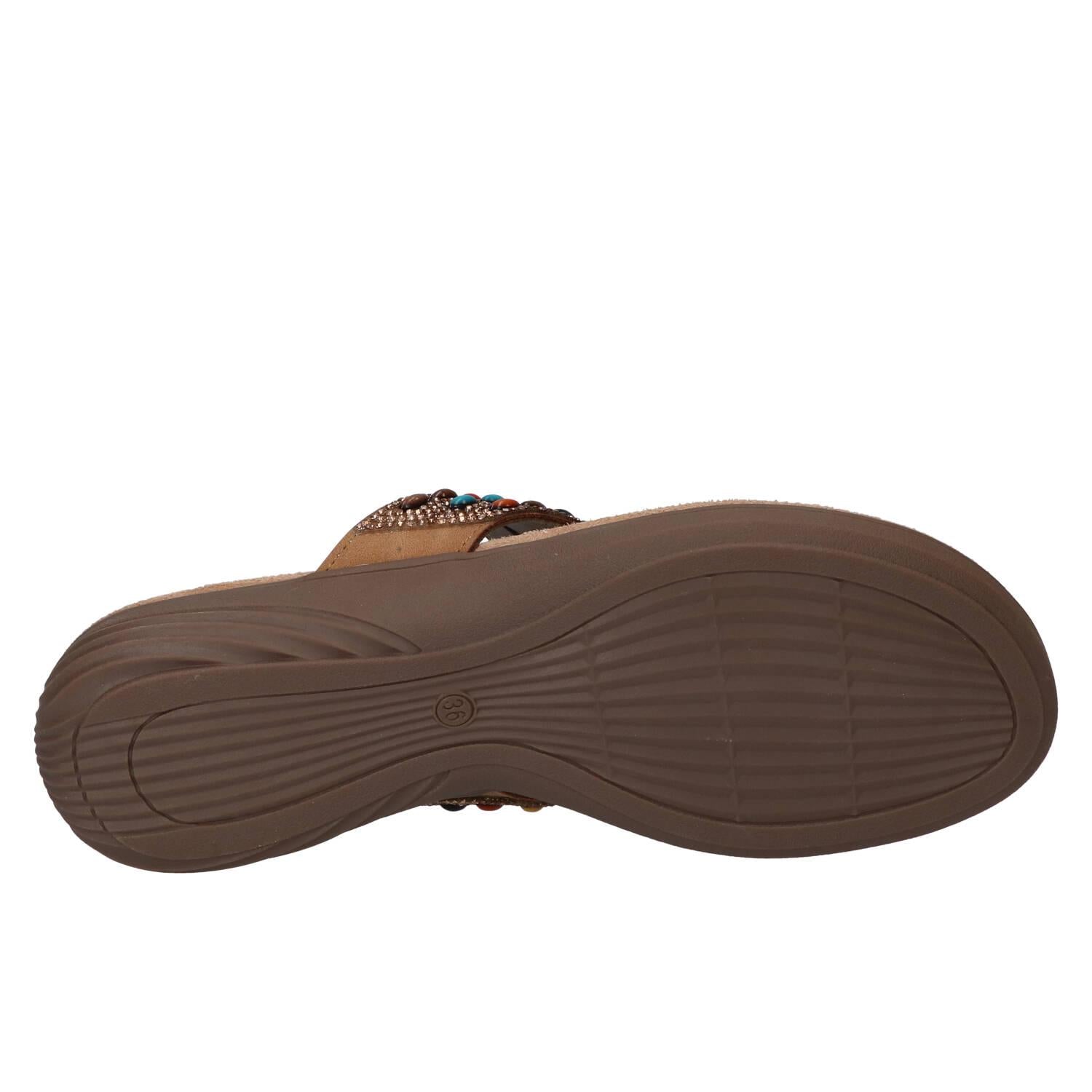 Mules, marron foncé
