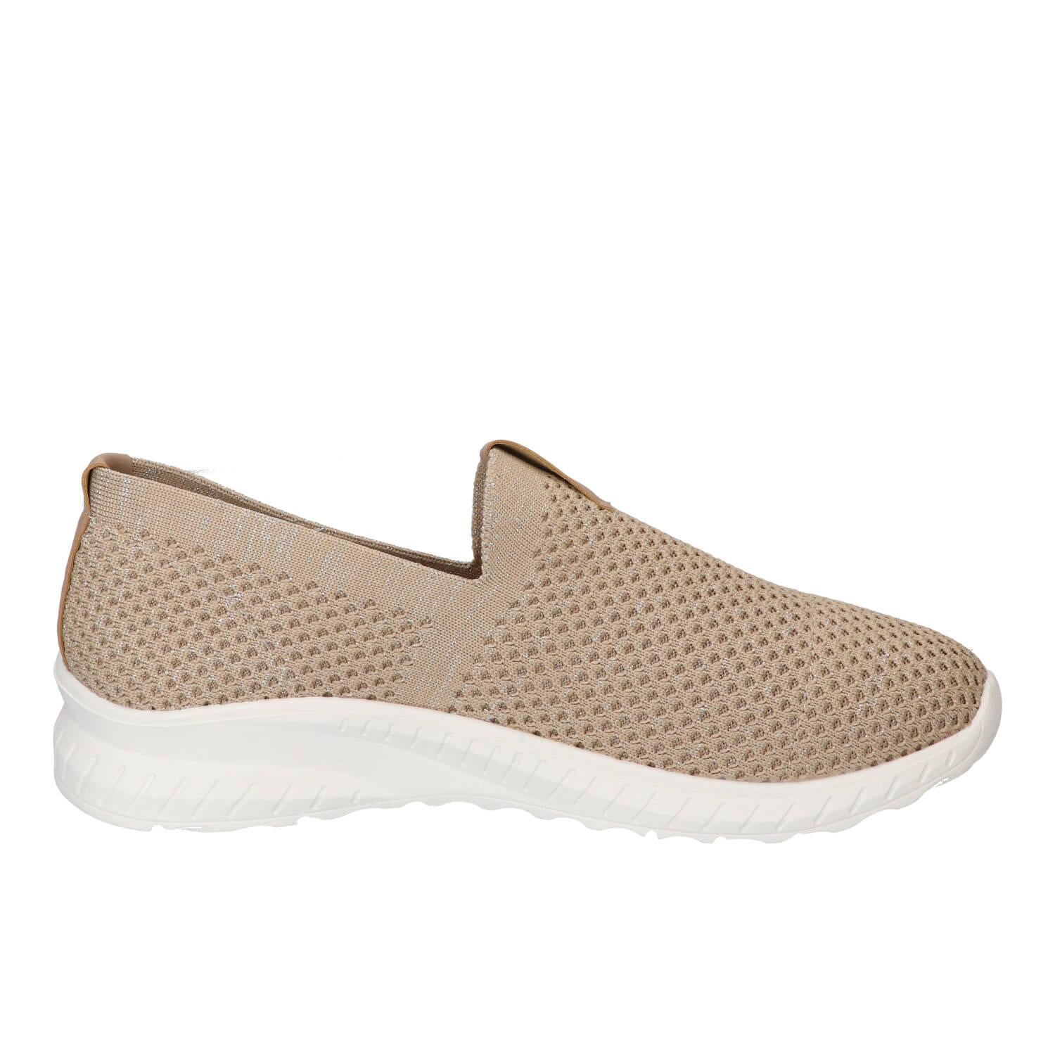 Chaussures à enfiler, Beige clair