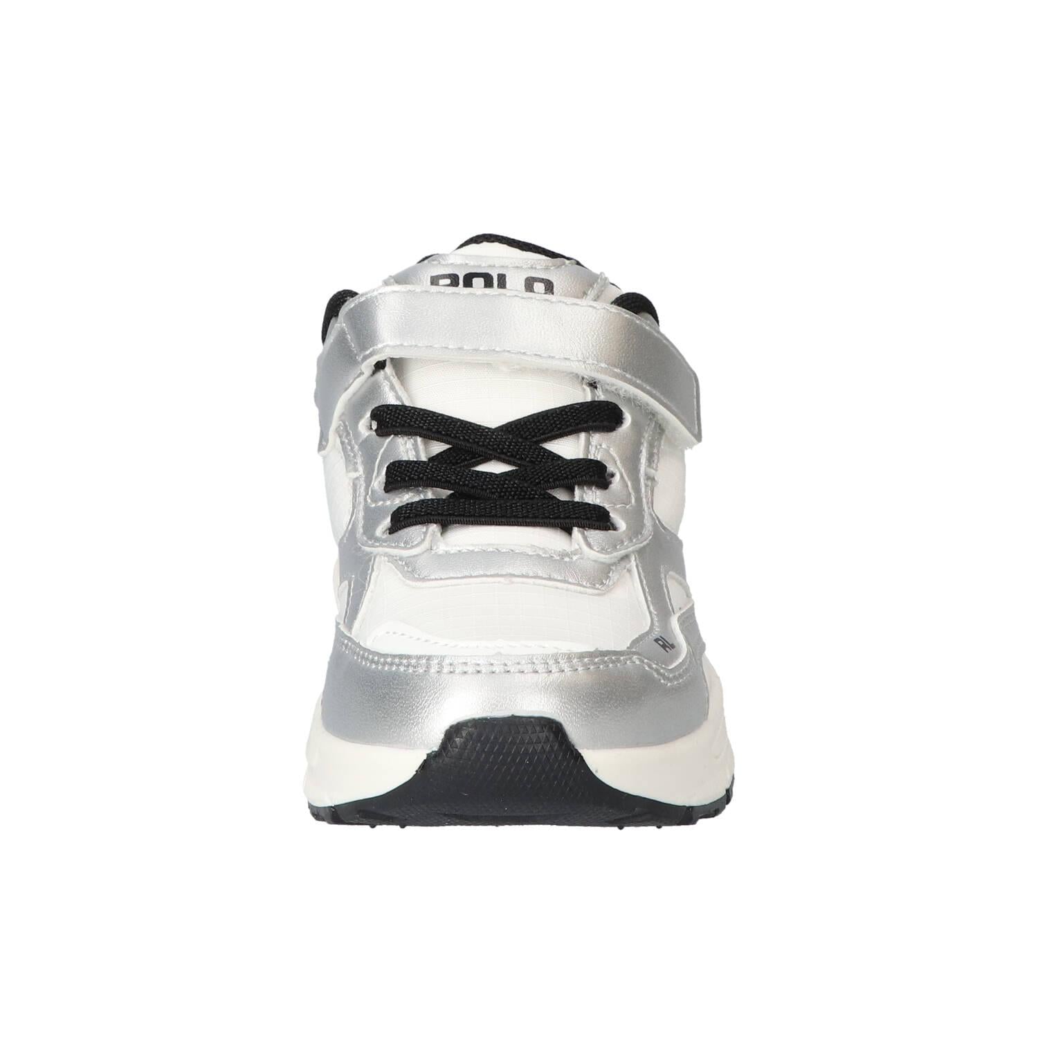 Baskets Velcro, Argent
