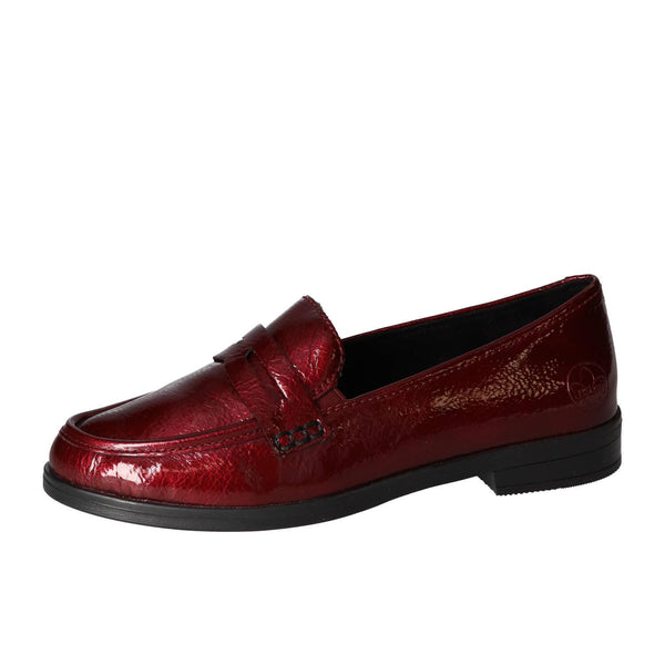 Chaussures à enfiler, Rouge