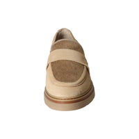 Chaussures à enfiler, Beige clair