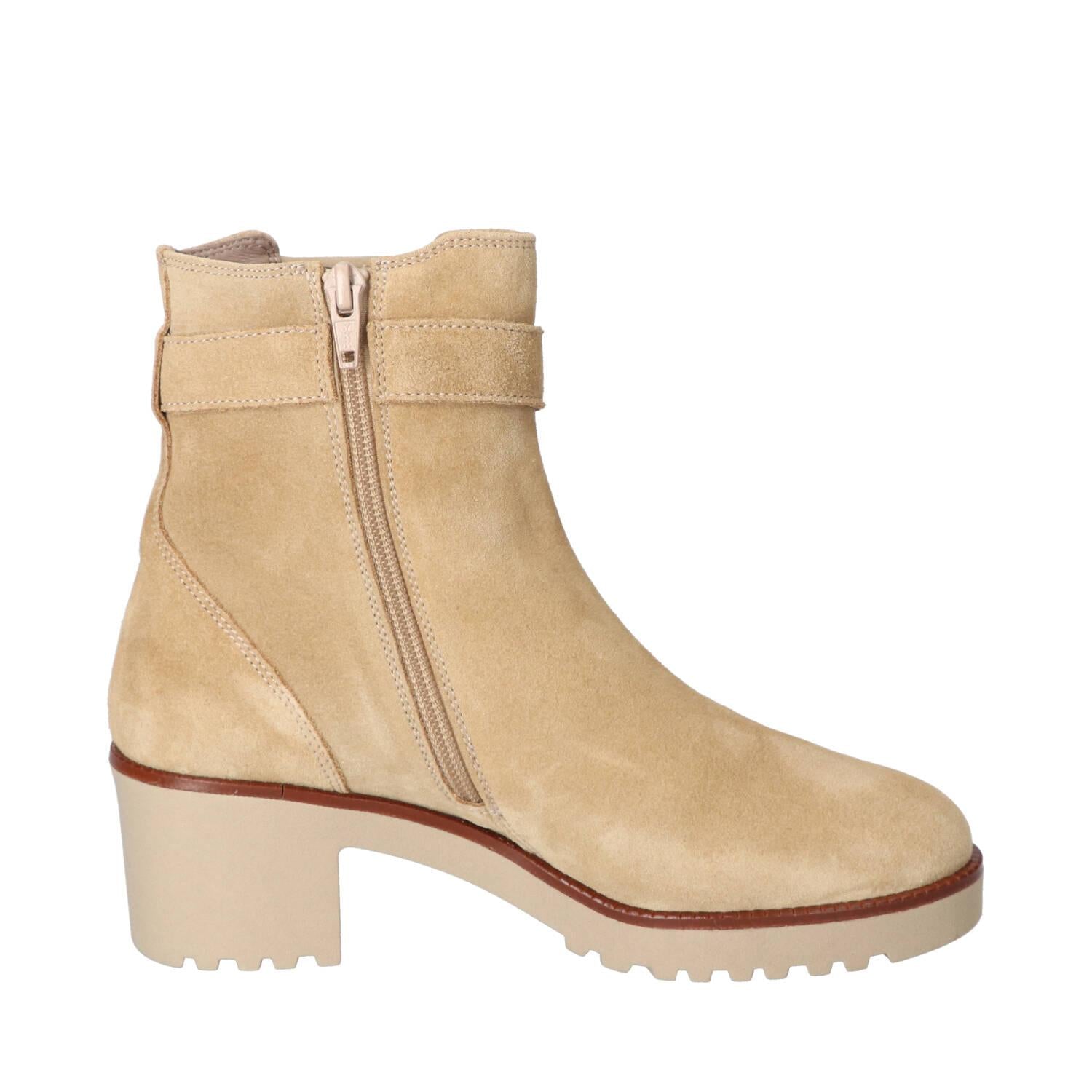 Booties, Lichtbeige