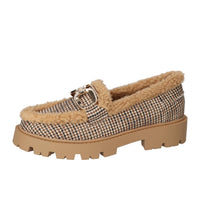 Chaussures à enfiler, Beige clair