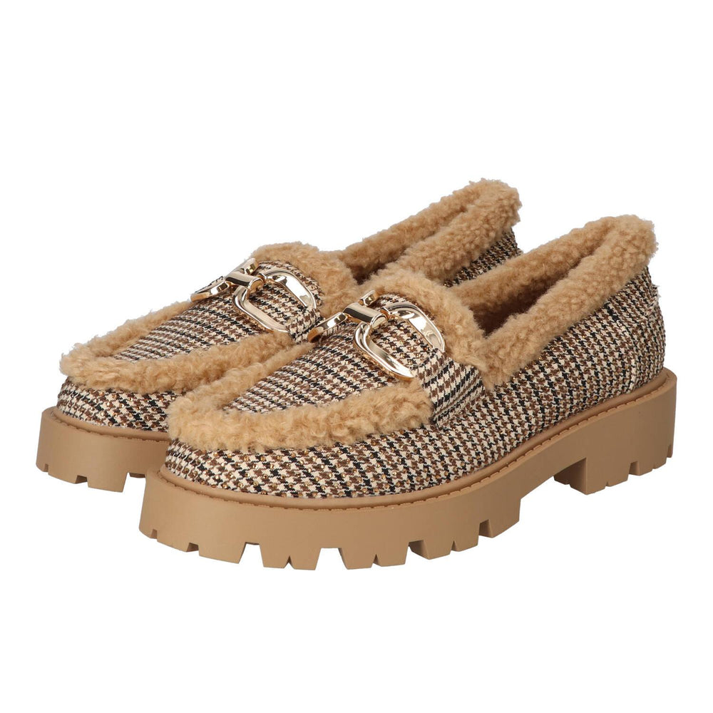 Chaussures à enfiler, Beige clair