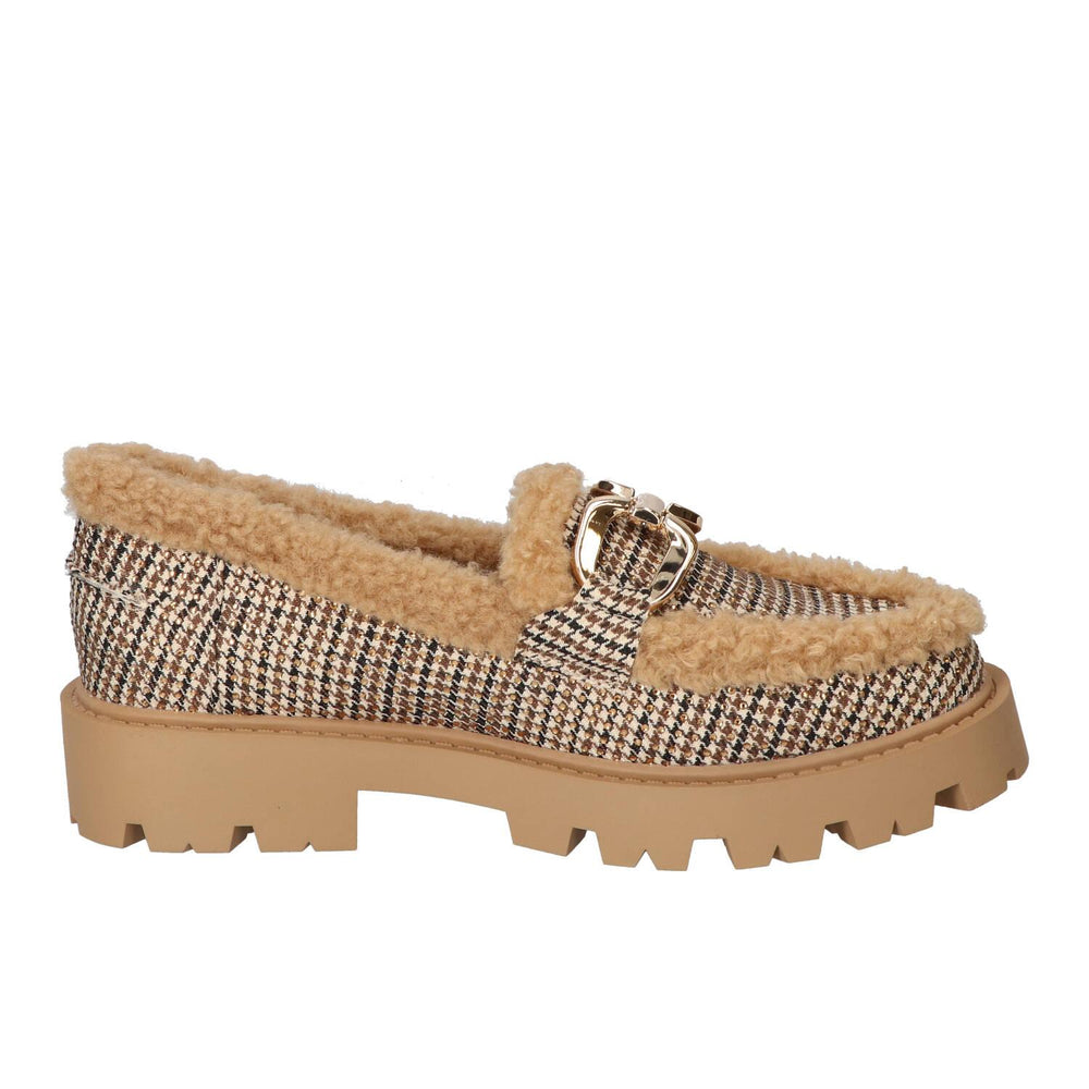 Chaussures à enfiler, Beige clair
