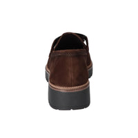 Chaussures à enfiler, Marron foncé