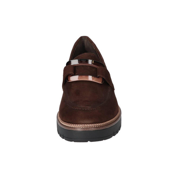 Chaussures à enfiler, Marron foncé
