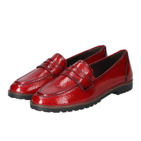 Chaussures à enfiler, Rouge