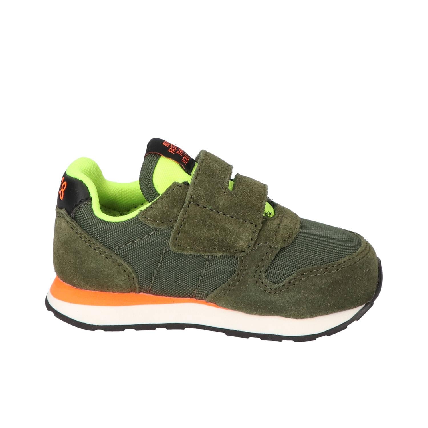 Baskets Velcro, Vert