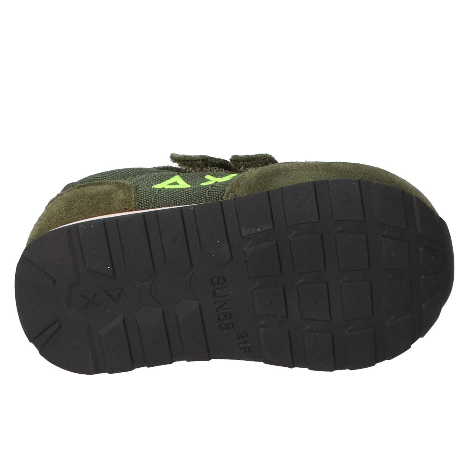 Baskets Velcro, Vert