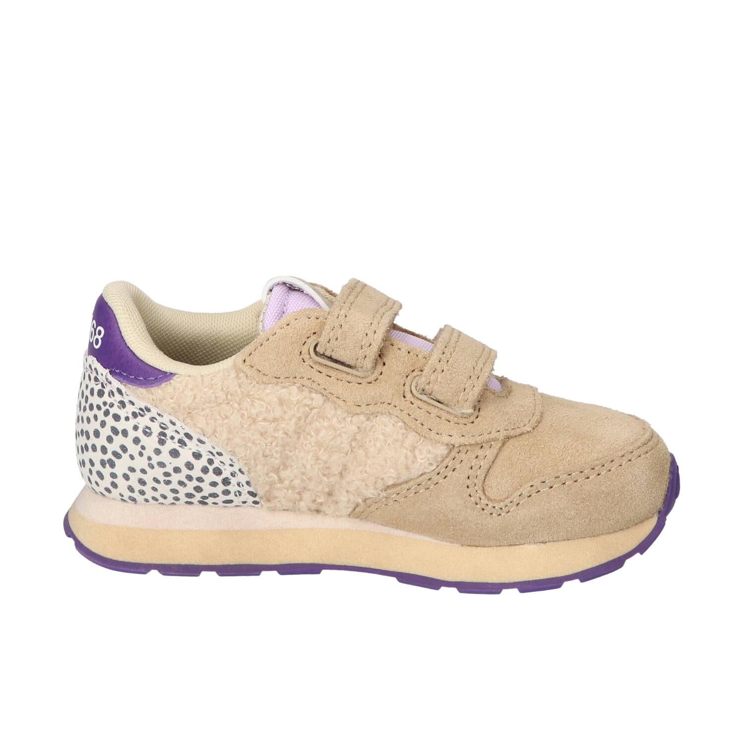 Baskets Velcro, blanc cassé
