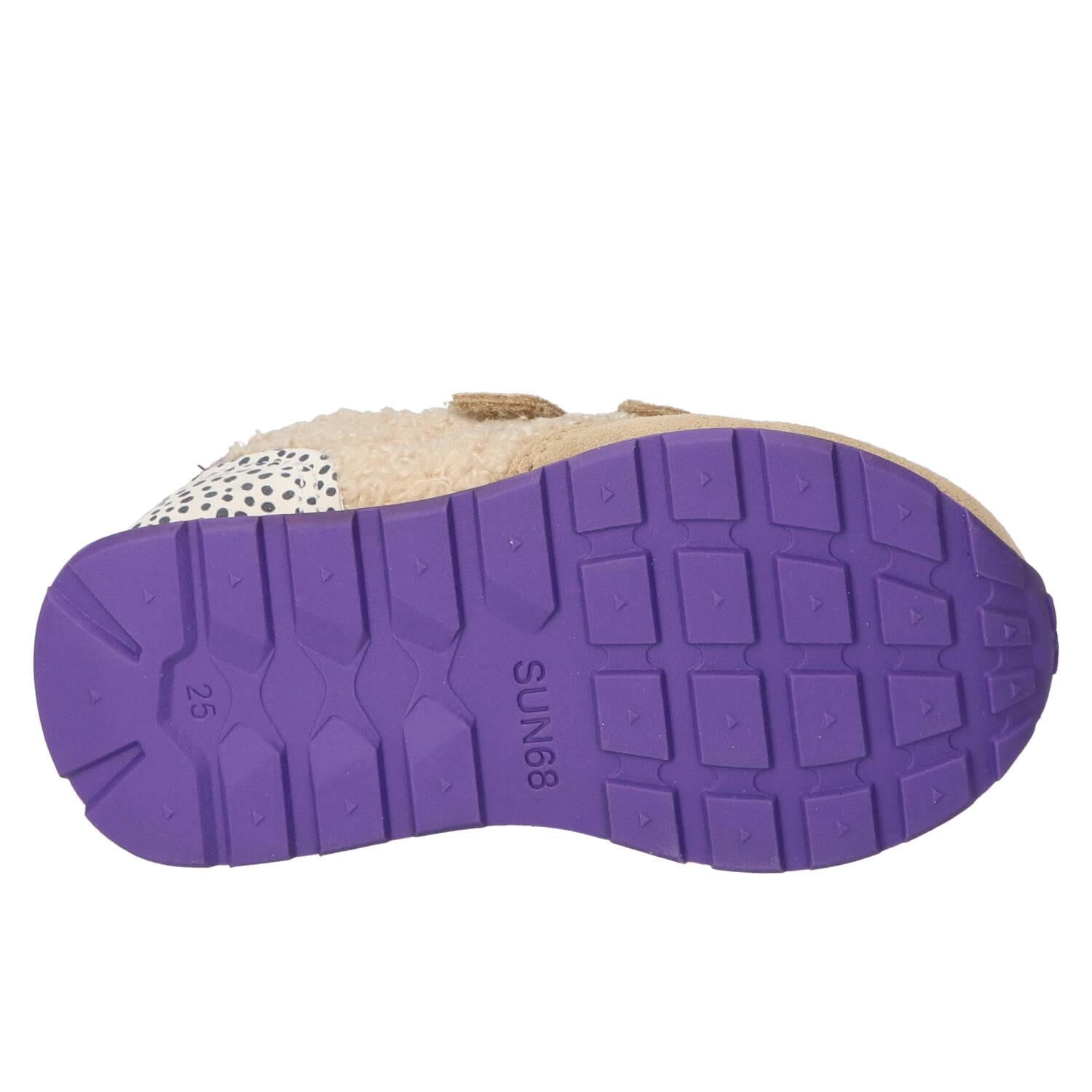 Baskets Velcro, blanc cassé