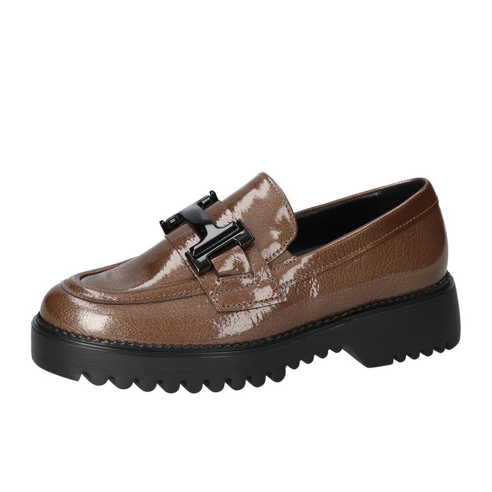 Chaussures à enfiler, Cognac