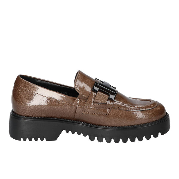 Chaussures à enfiler, Cognac