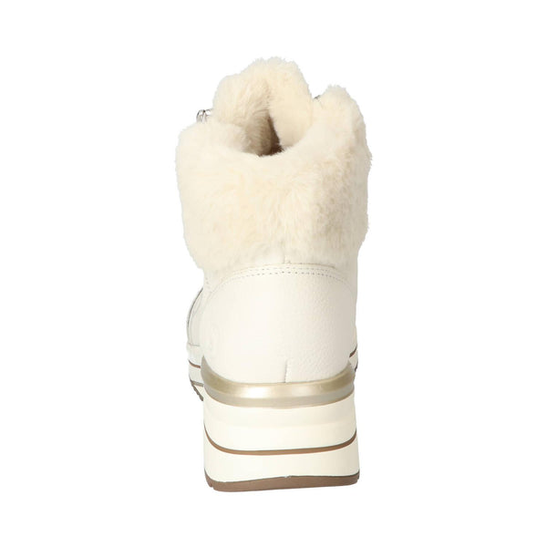 Bottines, blanc cassé