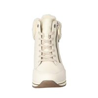 Bottines, blanc cassé