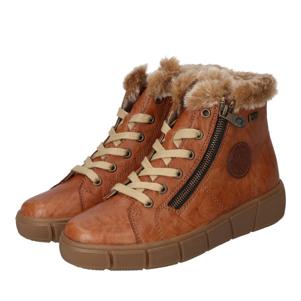 Booties, Cognac