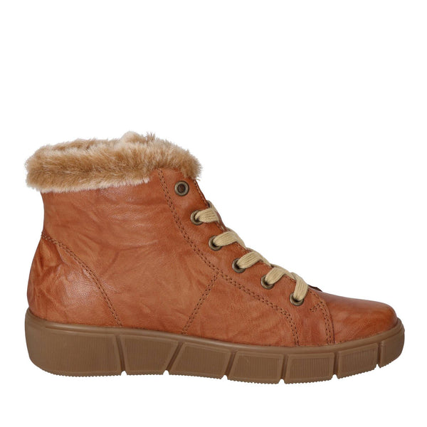 Booties, Cognac
