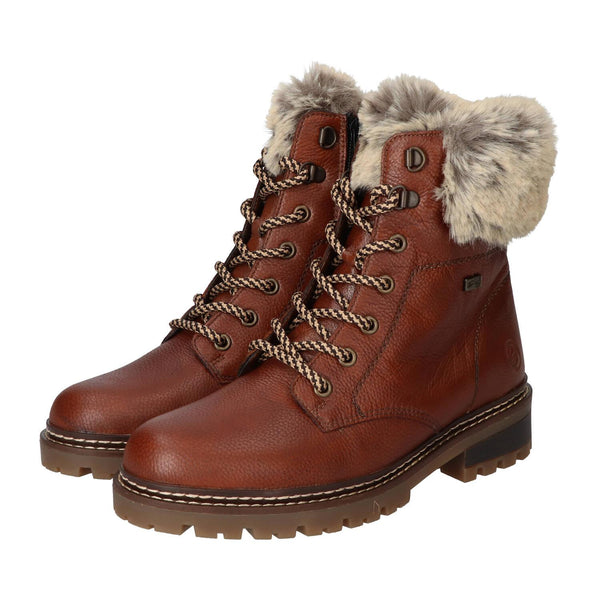 Booties, Cognac