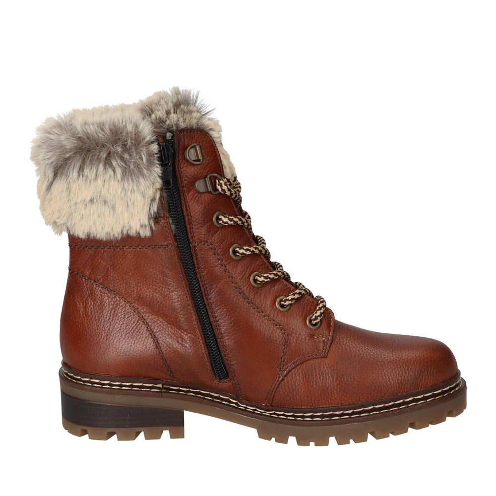 Booties, Cognac