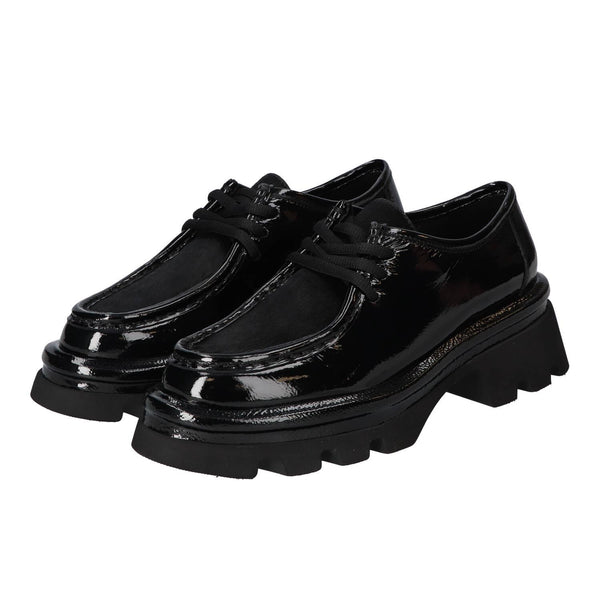 Veterschoenen, Zwart