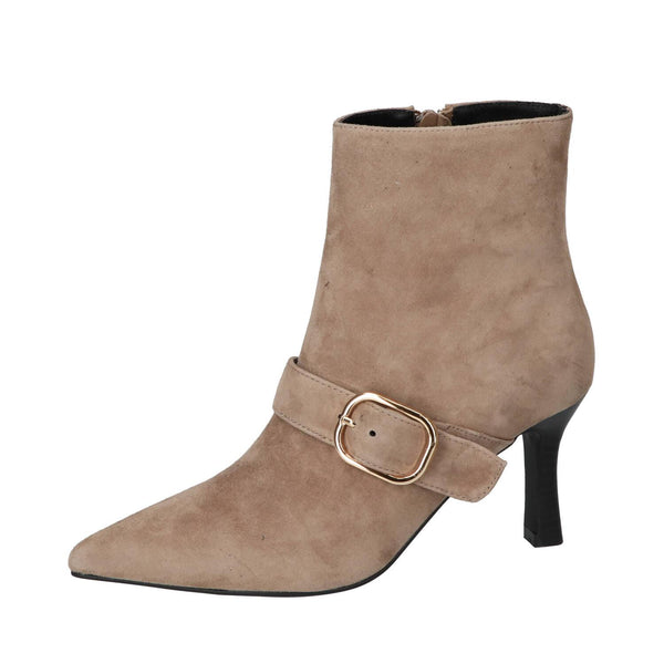 Booties, Taupe