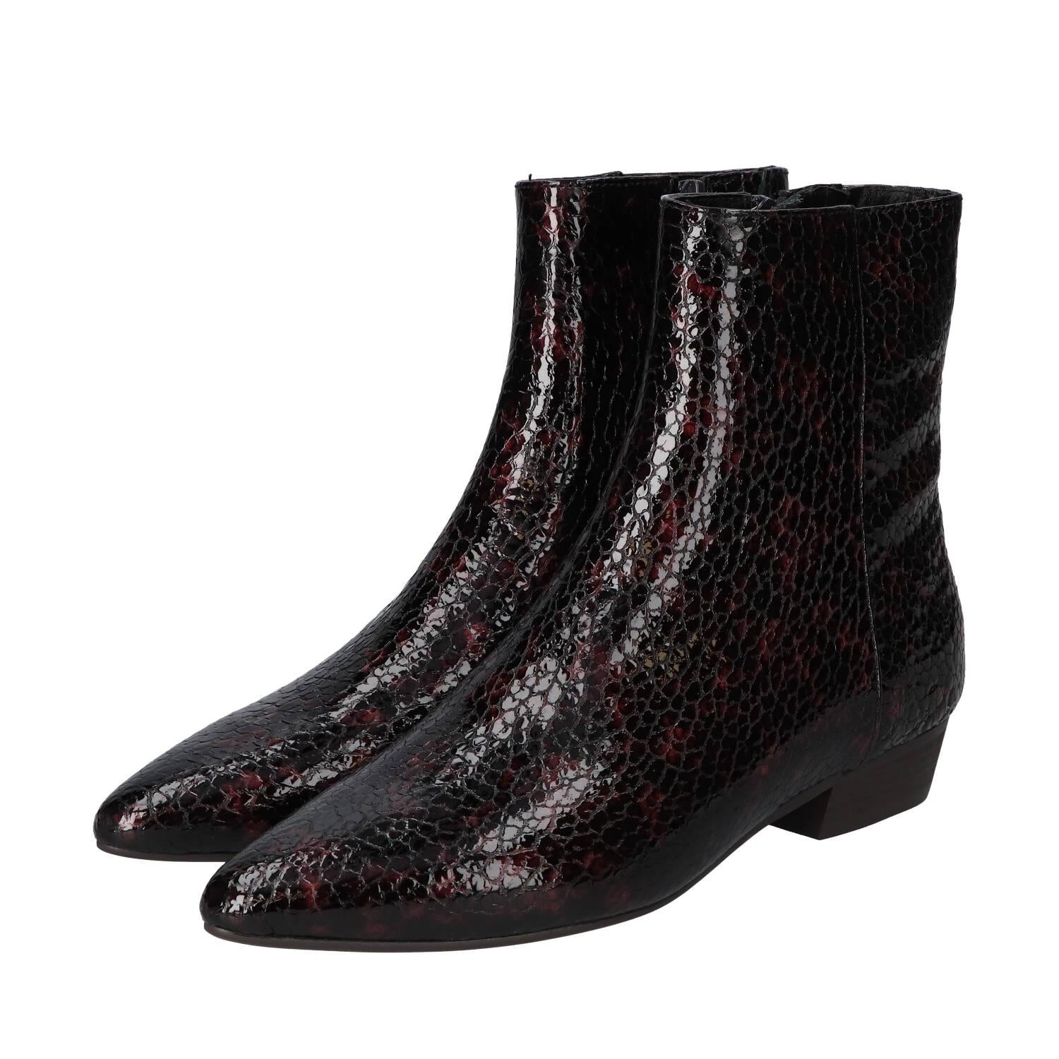 Bottines, Bordeaux
