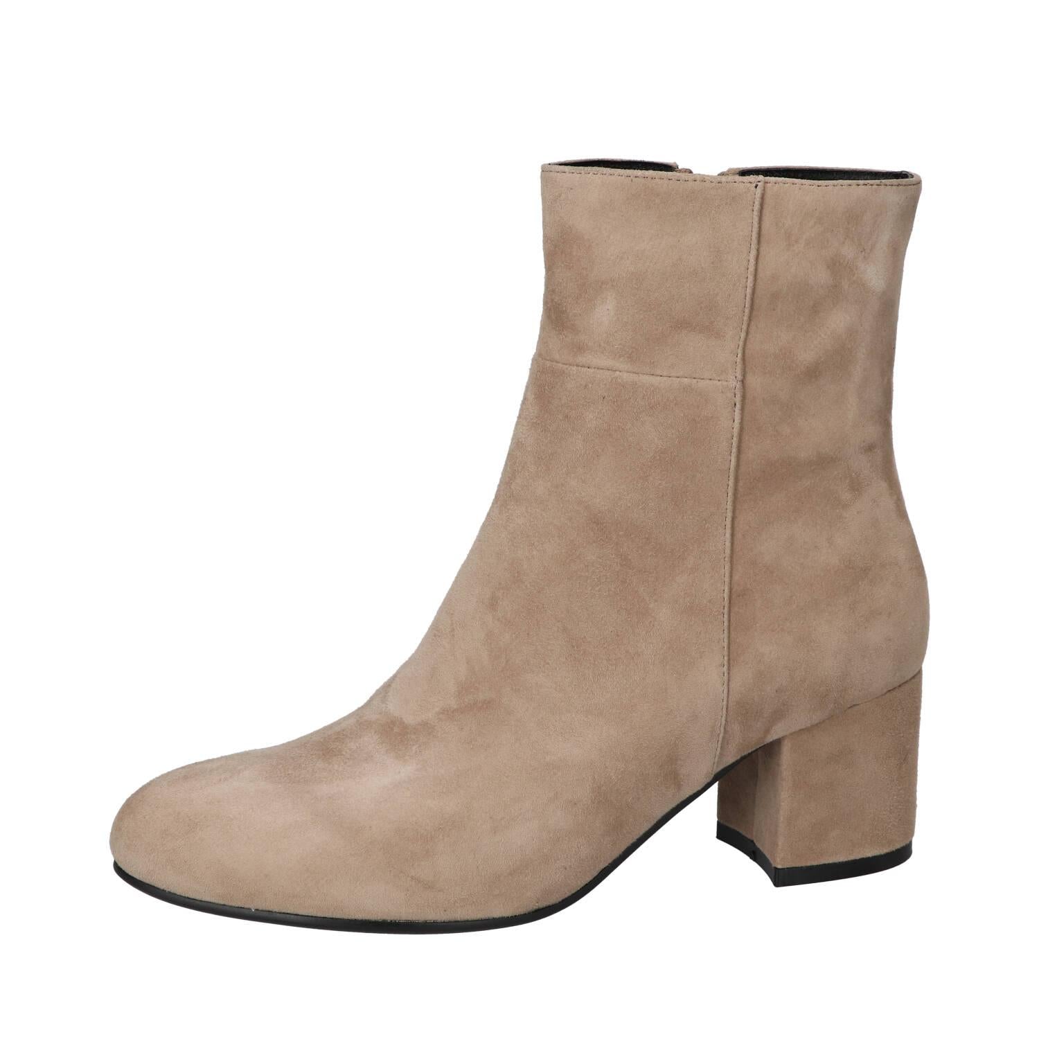 Bottines, Beige Clair