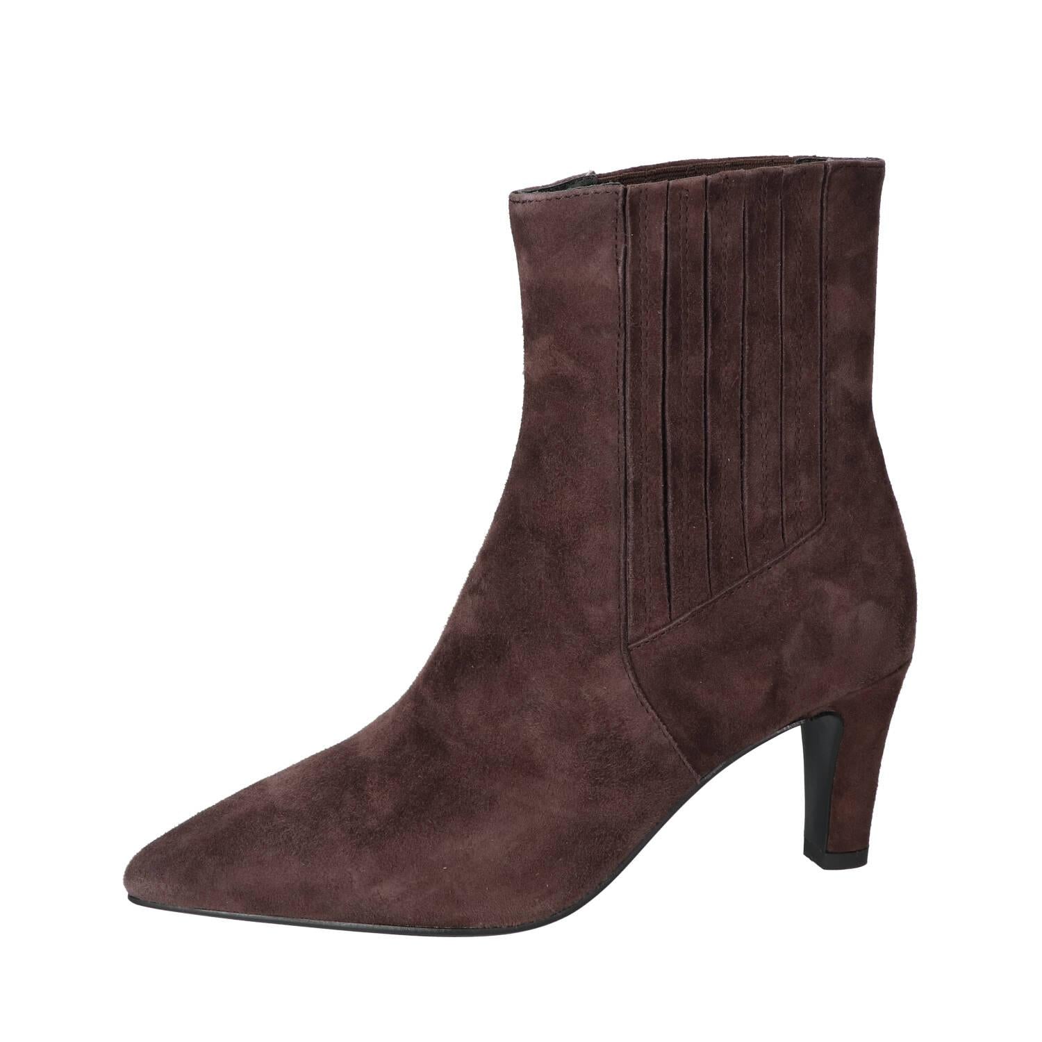 Bottines, marron foncé