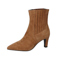 Booties, Cognac