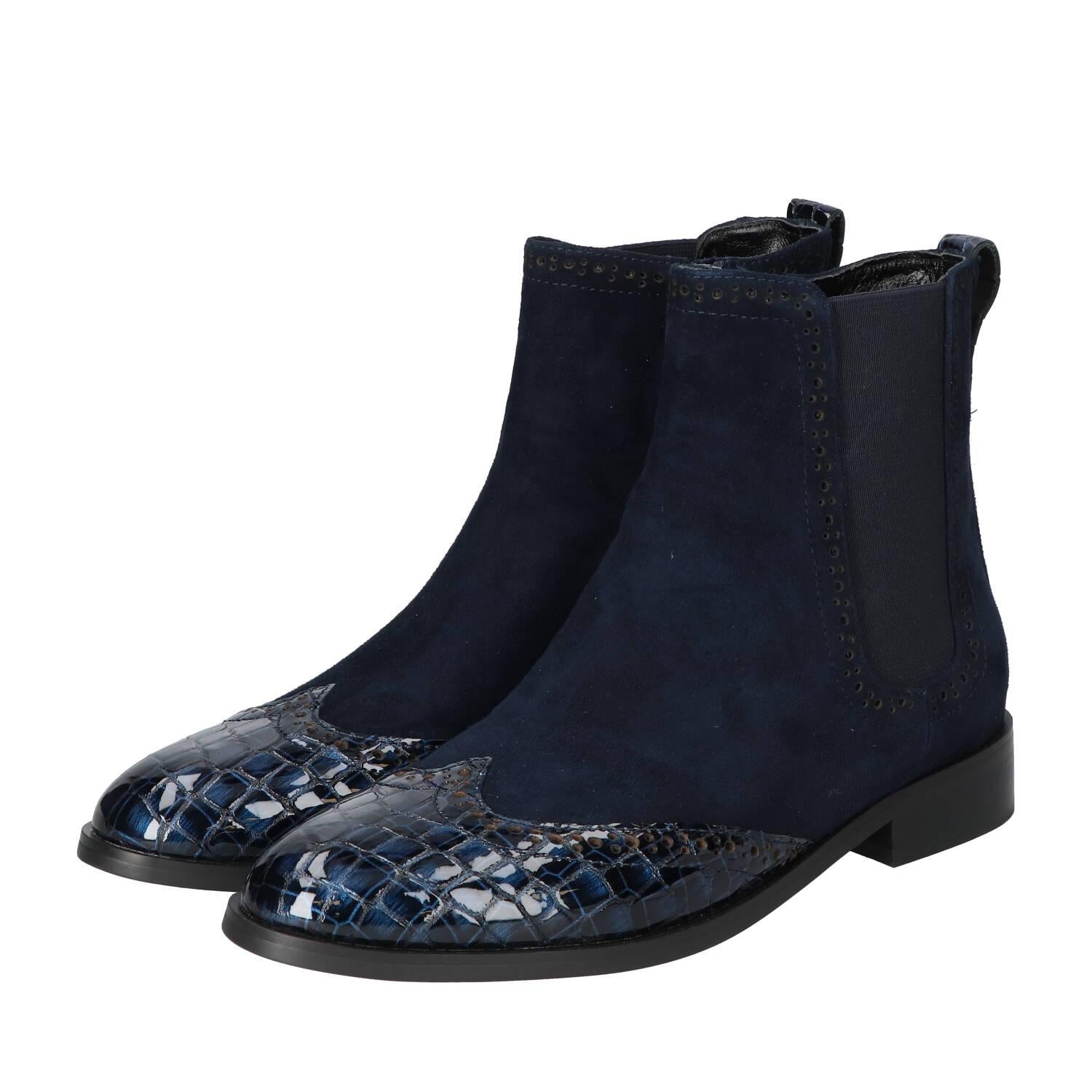 Booties, Blauw