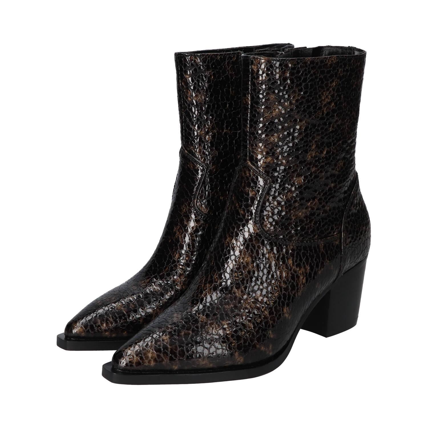 Bottines, marron foncé