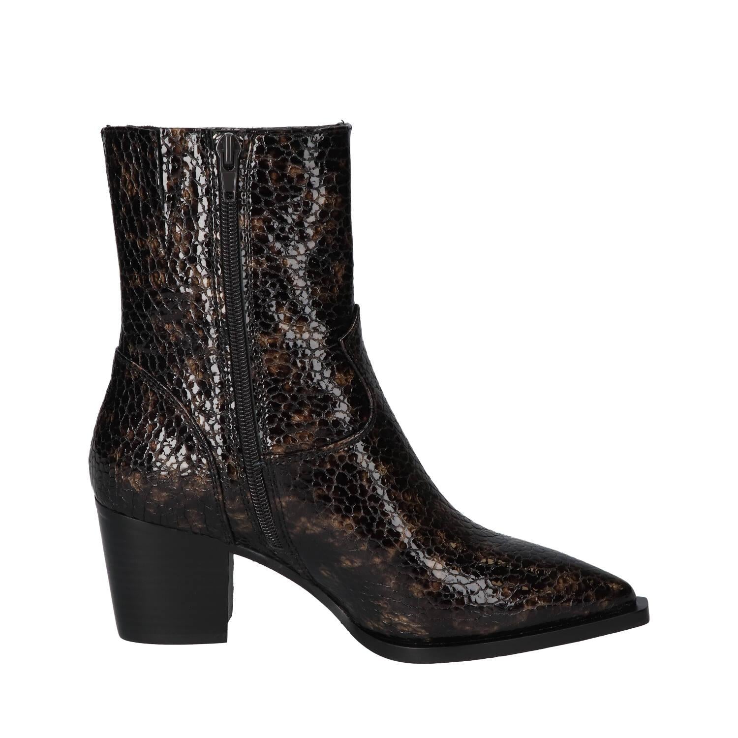 Bottines, marron foncé