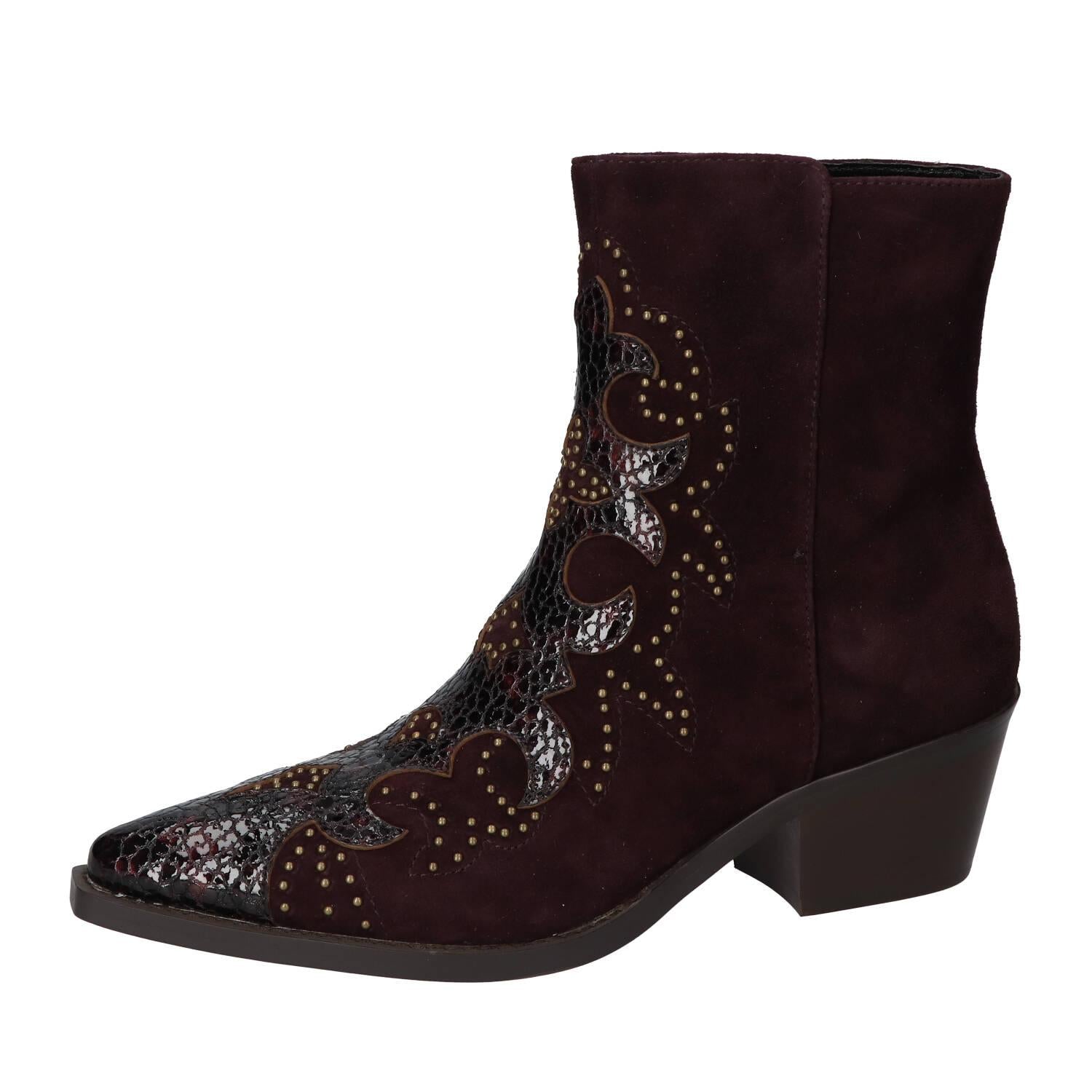 Bottines, Bordeaux