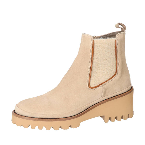 Booties, Lichtbeige