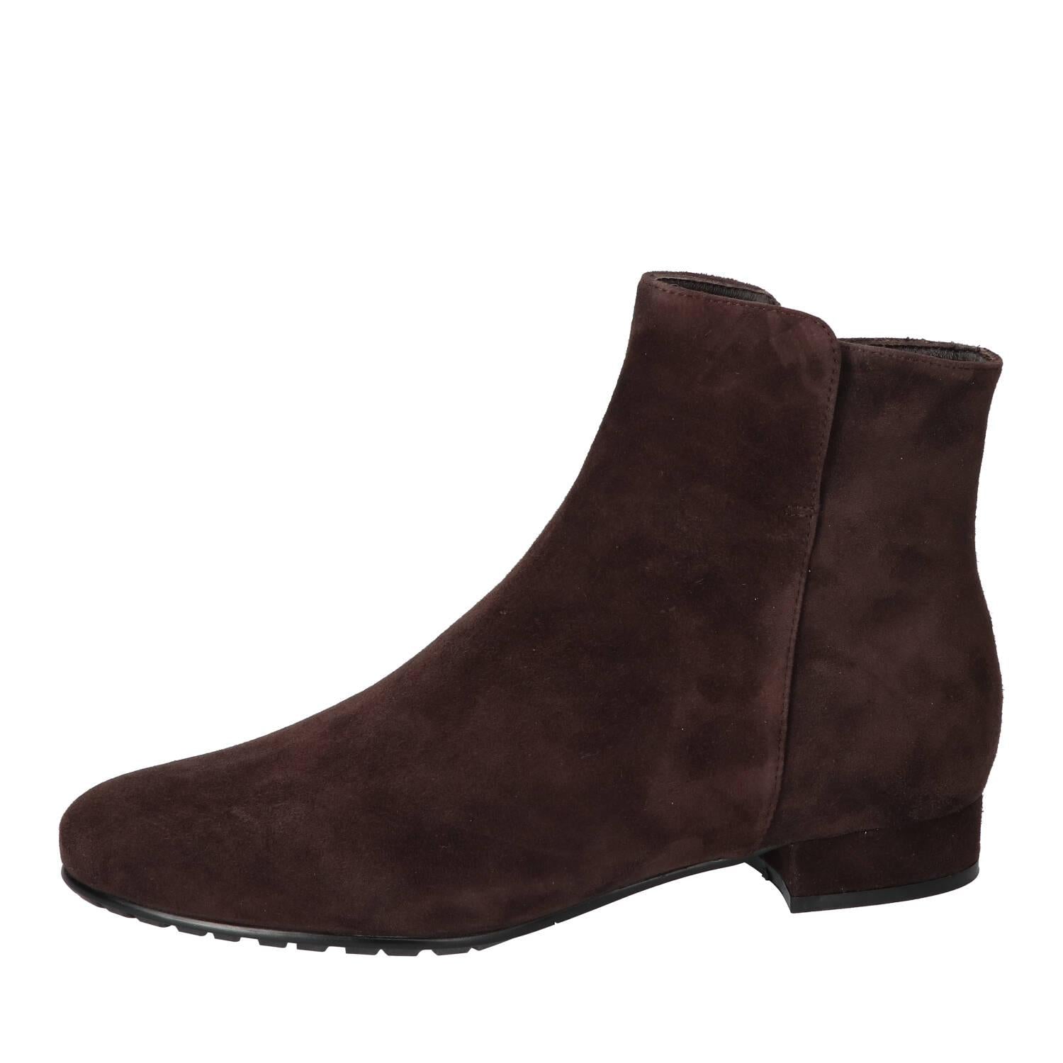 Bottines, marron foncé