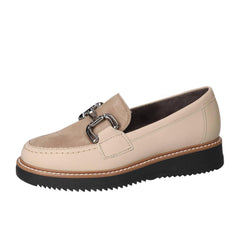Chaussures à enfiler, Beige clair