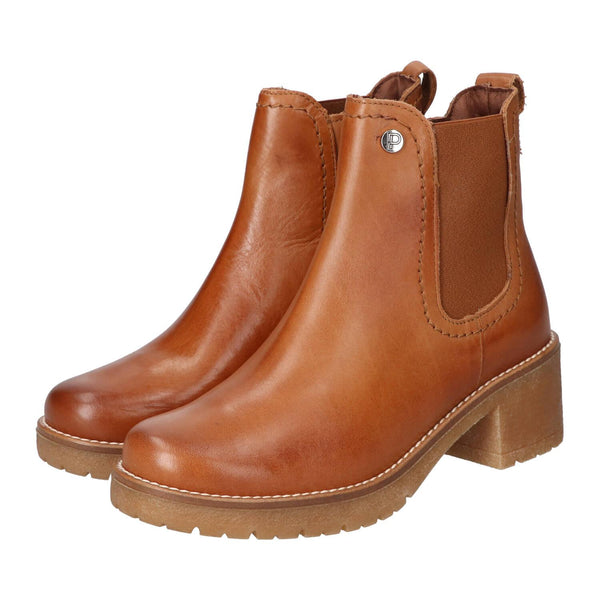 Booties, Cognac